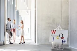 Acrylic Display Easel For Floor, H Frame Design, Height Adjustable Hooks - Clear -UZI Business Furniture Shop aceasflhfr.ra5 preview