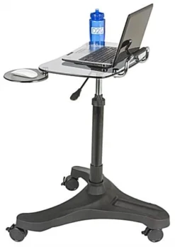 Height Adjustable Laptop Stand, Mouse Pad & Cup Holder – Black 12 Height Adjustable Laptop Stand, Mouse Pad & Cup Holder – Black -UZI Business Furniture Shop adtmwsc3.ra2 preview