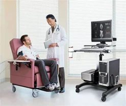 Height Adjustable Laptop Stand For 27” Monitors, Keyboard Shelf & Mouse Pad - Black 23 Height Adjustable Laptop Stand For 27” Monitors, Keyboard Shelf & Mouse Pad - Black -UZI Business Furniture Shop adtmwsf6.renv preview