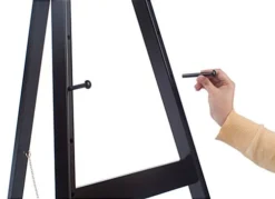 Wood Display Easel For Floor, Height Adjustable Pegs – Black 7 Wood Display Easel For Floor, Height Adjustable Pegs – Black -UZI Business Furniture Shop afrebk.ra3 preview