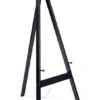 Wood Display Easel For Floor, Height Adjustable Pegs – Black