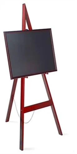 Wood Easel For Floor With Height Adjustable Display Pegs - Cherry -UZI Business Furniture Shop afrecc.ra2 preview