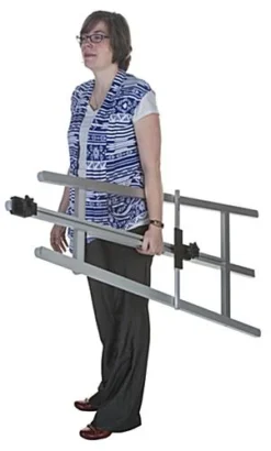 Display Easel For Floor With Adjustable Top And Bottom Bars - Silver 15 Display Easel For Floor With Adjustable Top And Bottom Bars - Silver -UZI Business Furniture Shop ales55sv.ra1 preview