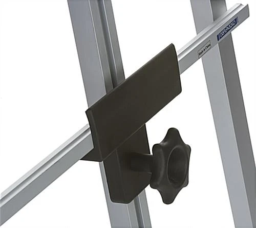 Display Easel For Floor With Adjustable Top And Bottom Bars - Silver 6 Display Easel For Floor With Adjustable Top And Bottom Bars - Silver - Image 6