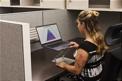 9.37" D Aluminum Laptop Stand, Portable, Adjustable Angle And Height - Silver 15 9.37" D Aluminum Laptop Stand, Portable, Adjustable Angle And Height - Silver -UZI Business Furniture Shop allptpst.ra7 preview