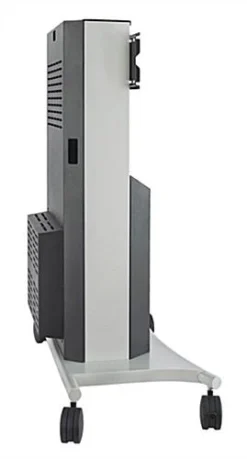 TV Cart With Mount For Monitors Up To 70", Storage Cabinet, Camera Shelf - Black -UZI Business Furniture Shop avt1000s.ra2 preview