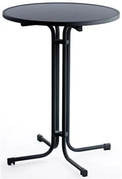 31 X 42 Round Cocktail Table - Black