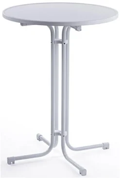 31 X 42 Round Cocktail Table - White