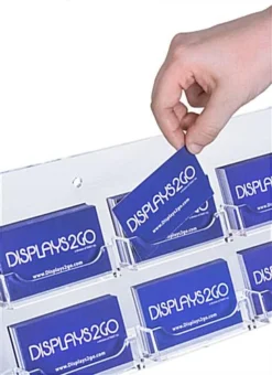 Workshop Series 10-Pocket Business Card Holder For Tabletop, Slant Back - Clear 5 Workshop Series 10-Pocket Business Card Holder For Tabletop, Slant Back - Clear -UZI Business Furniture Shop bc10cl.ra2 preview