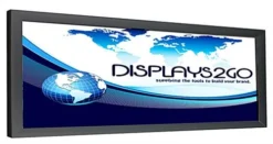 10’ X 20’ Outdoor Banner Frame With Hinged Edges, Stretching Clamps - Black