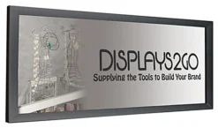 4’ X 7’ Wall Mount Holder With Hinged Edges, Stretching Clamps - Black