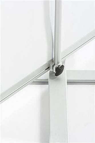 Banner Stand With 24”w Custom Graphics, Adjustable Height - Silver 3 Banner Stand With 24”w Custom Graphics, Adjustable Height - Silver - Image 3