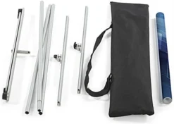 Banner Stand With 24”w Custom Graphics, Adjustable Height - Silver 10 Banner Stand With 24”w Custom Graphics, Adjustable Height - Silver -UZI Business Furniture Shop bnrstndess.ra3 preview