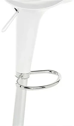 Adjustable Height Stool With 360 Degree Swivel, Backless, Footrest - White -UZI Business Furniture Shop brstlabss3.ra4 preview