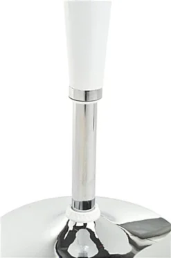 24” Round Cocktail Table, Height Adjustable, 360 Degree Swivel - White -UZI Business Furniture Shop brtblbf1w.ra5 preview
