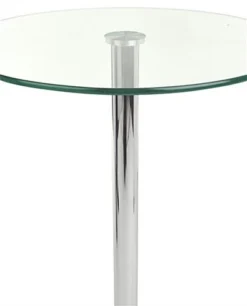 23 X 36 Round Cocktail Table, Green-edged Tempered Glass -UZI Business Furniture Shop brtblgf1.ra2 preview
