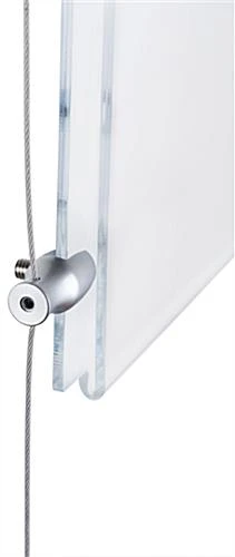 11 X 17 Sign Holder With Wall Mount Cable - Clear 5 11 X 17 Sign Holder With Wall Mount Cable - Clear - Image 5
