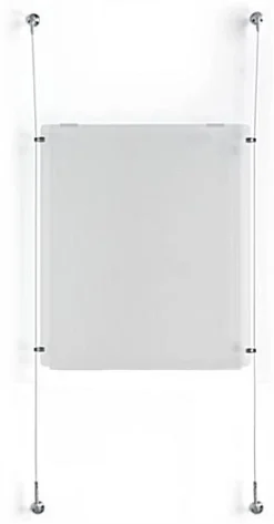 22 X 28 Sign Holders With Wall Mount Cable - Clear 7 22 X 28 Sign Holders With Wall Mount Cable - Clear -UZI Business Furniture Shop cab22281x1w.ra2 preview