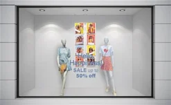 (3) 8.5 X 11 Ceiling Sign Holders With 16-foot Steel Cable System - Clear -UZI Business Furniture Shop cab series enviro3 preview