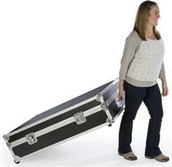 Portable TV Stand W/ Rotating Bracket Fits Monitors 32”-70”, Travel Case - Black 24 Portable TV Stand W/ Rotating Bracket Fits Monitors 32”-70”, Travel Case - Black -UZI Business Furniture Shop cdstandbk.ra11 preview