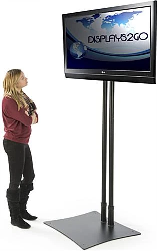 Portable TV Stand W/ Rotating Bracket Fits Monitors 32”-70”, Travel Case - Black 13 Portable TV Stand W/ Rotating Bracket Fits Monitors 32”-70”, Travel Case - Black - Image 13