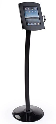 Tablet Stand With Rotating Bracket, 75x75 & 100x100 VESA Compatible, Curved - Black 3 Tablet Stand With Rotating Bracket, 75x75 & 100x100 VESA Compatible, Curved - Black - Image 3