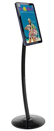 Tablet Stand With Rotating Bracket, 75x75 & 100x100 VESA Compatible, Curved - Black 4 Tablet Stand With Rotating Bracket, 75x75 & 100x100 VESA Compatible, Curved - Black - Image 4