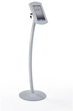 Tablet Stand With Rotating Bracket, 75x75 & 100x100 VESA Compatible, Curved - Silver -UZI Business Furniture Shop cmbvssv.ra2 preview