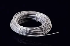 82' Stainless Steel Wire For Cable Hanging System, Braided - Silver
