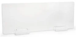 48 X 16 Write On Acrylic Cubicle Panel Extender With 2 Brackets - Clear