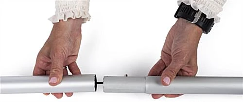 36" X 90" PVC Vinyl Divider With Portable Aluminum Frame, Floor Standing - Clear 5 36" X 90" PVC Vinyl Divider With Portable Aluminum Frame, Floor Standing - Clear - Image 5