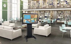 Motorized TV Stand W/ Wheels, 43-100" Screens, Height Adjustable, Tilting - Black 23 Motorized TV Stand W/ Wheels, 43-100" Screens, Height Adjustable, Tilting - Black -UZI Business Furniture Shop dgmltsbk.ra10 preview