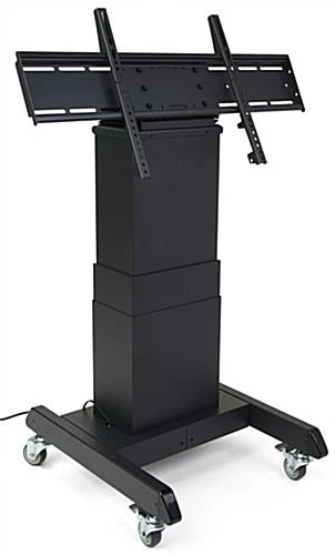 Motorized TV Stand W/ Wheels, 43-100" Screens, Height Adjustable, Tilting - Black 1 Motorized TV Stand W/ Wheels, 43-100" Screens, Height Adjustable, Tilting - Black
