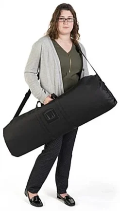 Retractable 3D Effect Banner Stand, Custom Graphics, Inverted Pyramid Panel - Silver -UZI Business Furniture Shop drbsp.ra3 preview 2