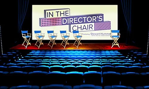 Folding Directors Chair, Folding, 29" High Canvas Seat - Blue 7 Folding Directors Chair, Folding, 29" High Canvas Seat - Blue - Image 7