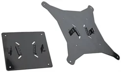 TV Stand For Floor With Power Strip, Fits Monitors 10 - 60-In, Angled Design - Black -UZI Business Furniture Shop drtv3260bk.ra4 preview