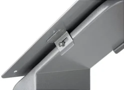 TV Stand For Floor With Power Strip, Fits Monitors 10 - 60-In, Angled Design - Silver -UZI Business Furniture Shop drtv3260sv.ra5 preview