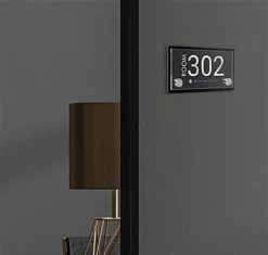 Custom Door Sign In Black Offers Personalized Solution -UZI Business Furniture Shop dsign63bk.ra6 preview