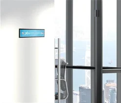 Office Door Name Signs With Black Back Plate -UZI Business Furniture Shop dsign82bk20propped.ra4 preview