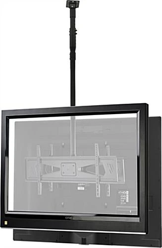 Ceiling TV Mount For 2 Screens 37” To 70”, Double Sided, Height, Tilt, & Pan - Black 2 Ceiling TV Mount For 2 Screens 37” To 70”, Double Sided, Height, Tilt, & Pan - Black - Image 2