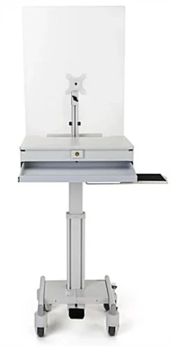Medical Computer Cart With Sneeze Shield, Acrylic, Screw-On – Gray 8 Medical Computer Cart With Sneeze Shield, Acrylic, Screw-On – Gray -UZI Business Furniture Shop dwmdc1mnsh .ra3 preview