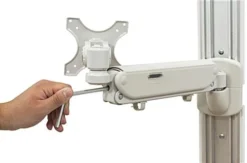 Wall Mounted Computer Workstation With Foldable Design -UZI Business Furniture Shop dwssw01wt.ra6 preview