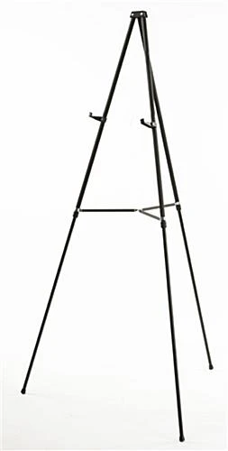 Display Easel For Floor Or Counter, 34 To 64" Adjustable Height, Portable - Black 2 Display Easel For Floor Or Counter, 34 To 64" Adjustable Height, Portable - Black - Image 2