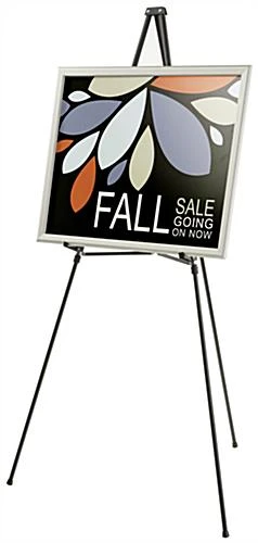 Display Easel For Floor Or Counter, 34 To 64" Adjustable Height, Portable - Black 5 Display Easel For Floor Or Counter, 34 To 64" Adjustable Height, Portable - Black - Image 5
