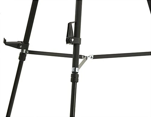 Display Easel For Floor Or Counter, 34 To 64" Adjustable Height, Portable - Black 4 Display Easel For Floor Or Counter, 34 To 64" Adjustable Height, Portable - Black - Image 4