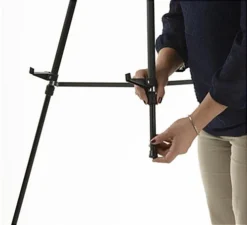Display Easel For Floor Or Counter, 34 To 64" Adjustable Height, Portable - Black 8 Display Easel For Floor Or Counter, 34 To 64" Adjustable Height, Portable - Black -UZI Business Furniture Shop easel3364.ra5 preview