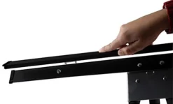 Display Easel For Floor With Clamp For Flip Charts, Adjustable Height - Black -UZI Business Furniture Shop easel3769b.ra2 preview