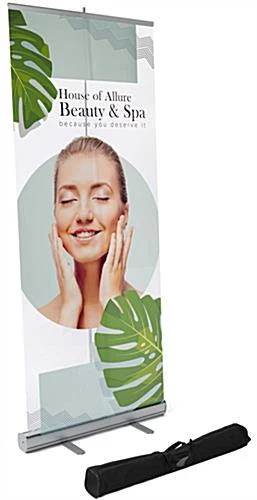 Retractable Sneeze Shield, Floor Standing, Custom Graphics - Clear 2 Retractable Sneeze Shield, Floor Standing, Custom Graphics - Clear - Image 2