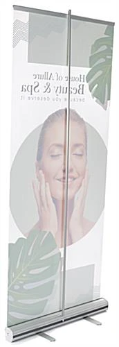 Retractable Sneeze Shield, Floor Standing, Custom Graphics - Clear 4 Retractable Sneeze Shield, Floor Standing, Custom Graphics - Clear - Image 4