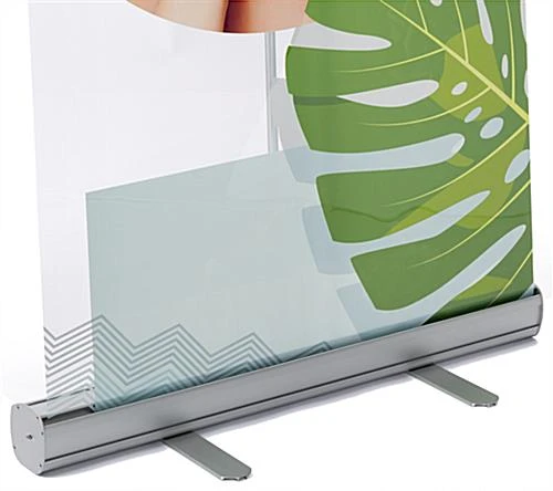 Retractable Sneeze Shield, Floor Standing, Custom Graphics - Clear 5 Retractable Sneeze Shield, Floor Standing, Custom Graphics - Clear - Image 5